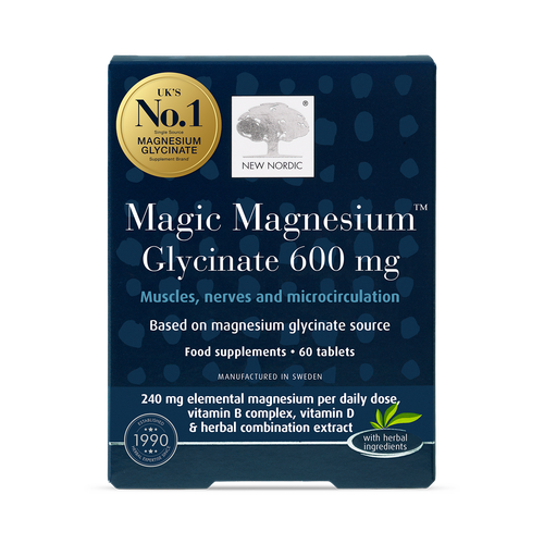 Magic Magnesium Glycinate 600mg 60 Tablets