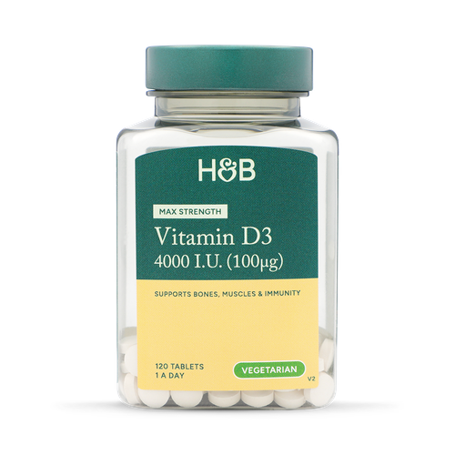 Vitamin D3 4000 I.U. 120 Tablets